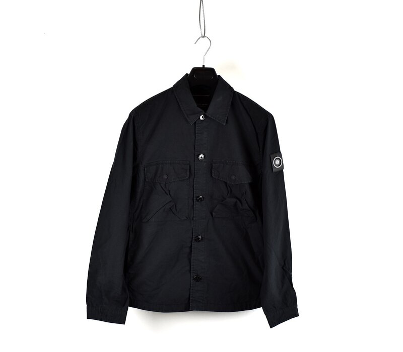 Marshall Artist parachute cotton overshirt Black