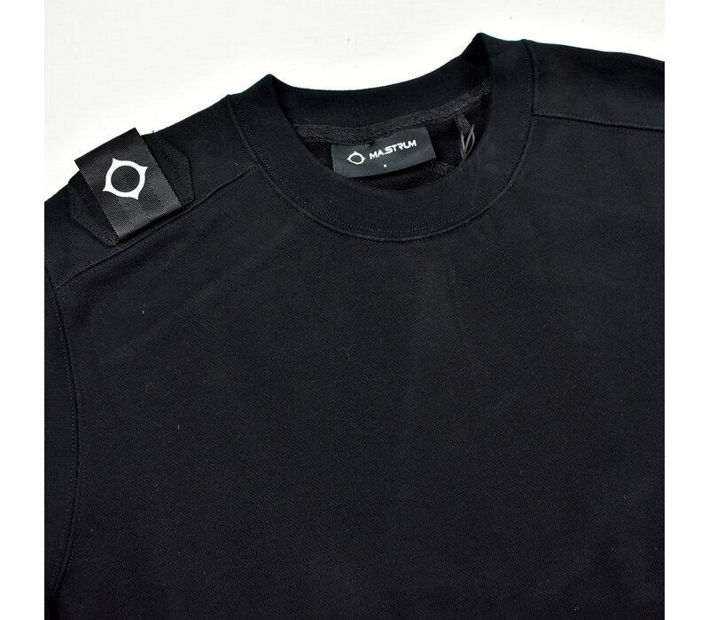 MA.STRUM core crew sweat Jet Black