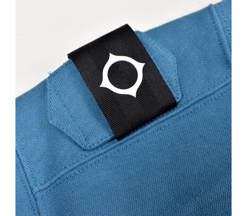 MA.STRUM core crew sweat Storm Blue