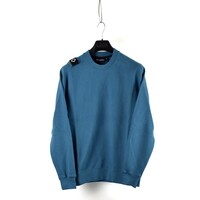 MA.STRUM core crew sweat Storm Blue