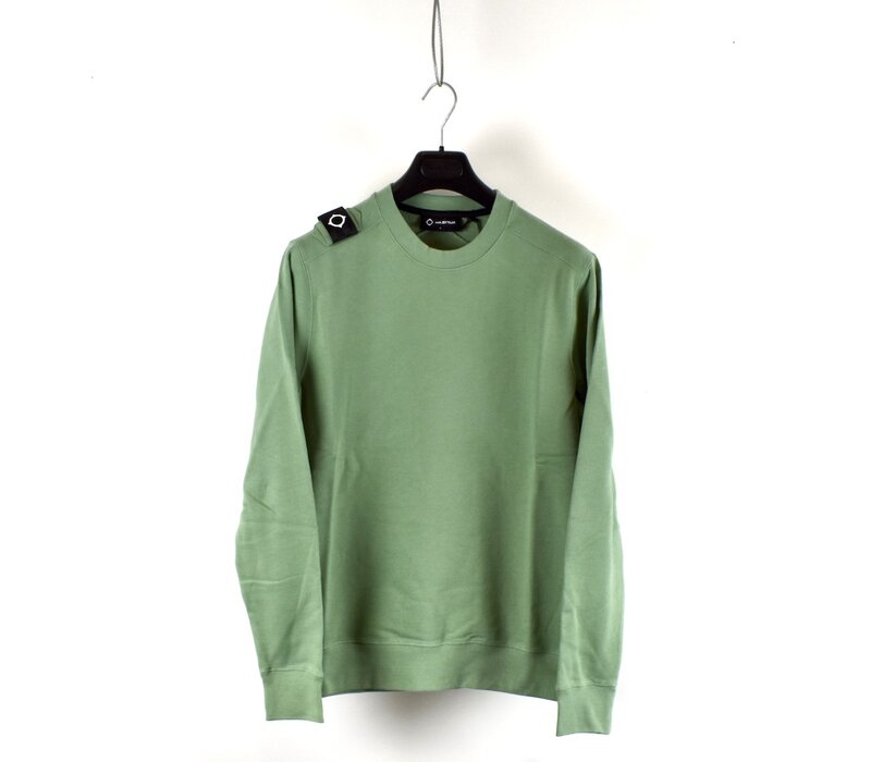 MA.STRUM core crew sweat Loden Frost