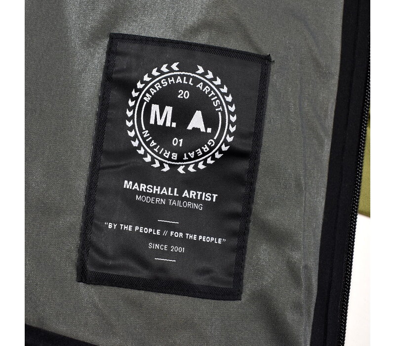 Marshall Artist waterproof shell tekk lite jacket Olive