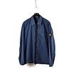 Stone Island Stone Island navy garment dyed zip pocket cotton overshirt jacket XL