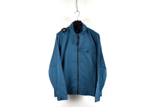 MA.STRUM MA.STRUM pd full zip overshirt Storm Blue