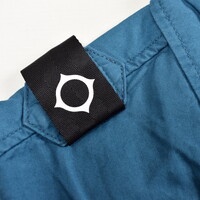 MA.STRUM pd full zip overshirt Storm Blue
