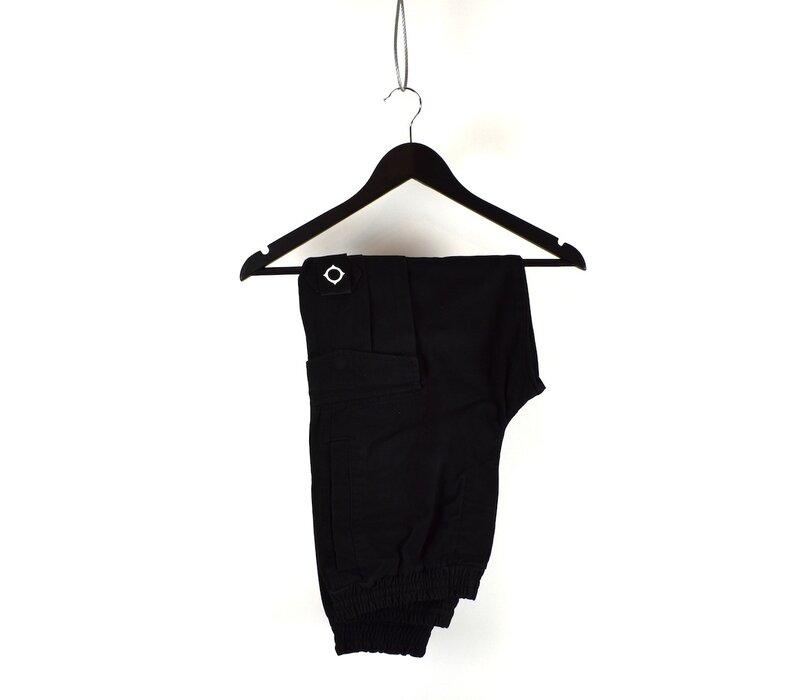MA.STRUM elasticated pant Jet Black