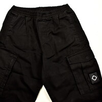 MA.STRUM elasticated pant Jet Black