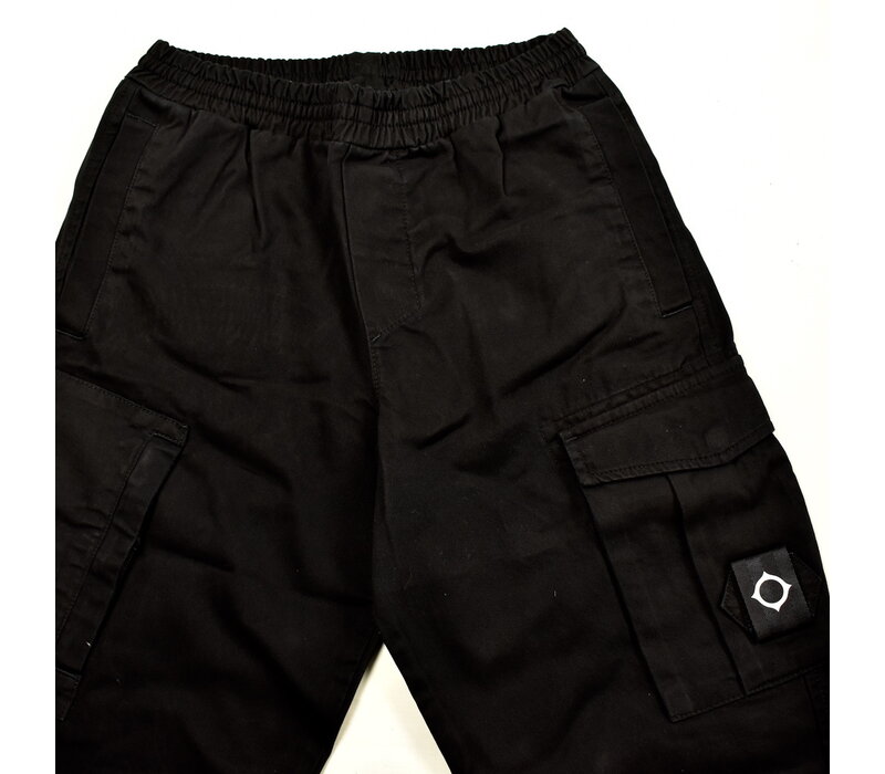 MA.STRUM elasticated pant Jet Black