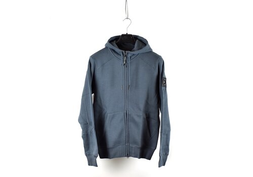 Marshall Artist Marshall Artist siren full zip hooded sweatshirt Slate Blue