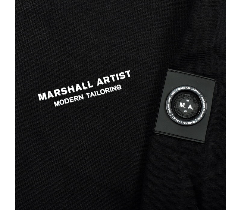 Marshall Artist siren over the head hoodie sweatshirt Black