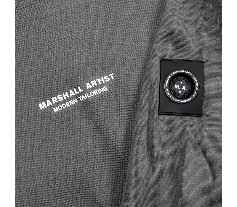 Marshall Artist siren over the head hoodie sweatshirt Gull Grey