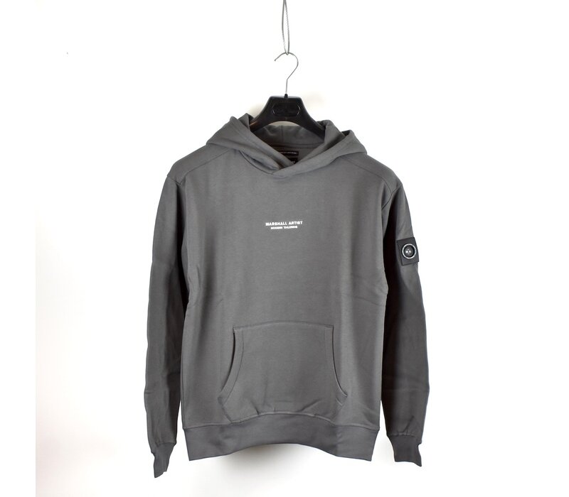 Marshall Artist siren over the head hoodie sweatshirt Gull Grey