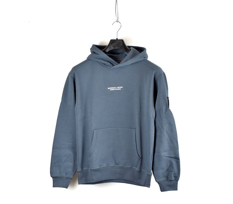 Marshall Artist siren over the head hoodie sweatshirt Slate Blue