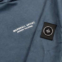 Marshall Artist siren over the head hoodie sweatshirt Slate Blue