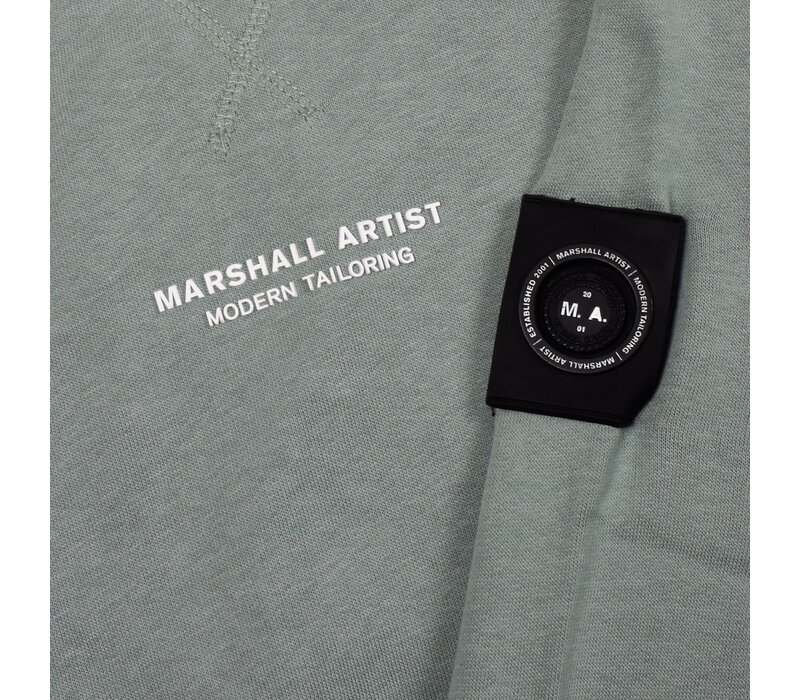Marshall Artist siren crew sweat Oxide Green