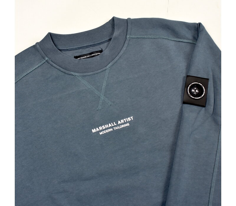 Marshall Artist siren crew sweat Slate Blue