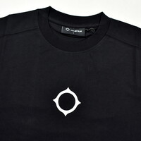 MA.STRUM compass print tee Jet Black