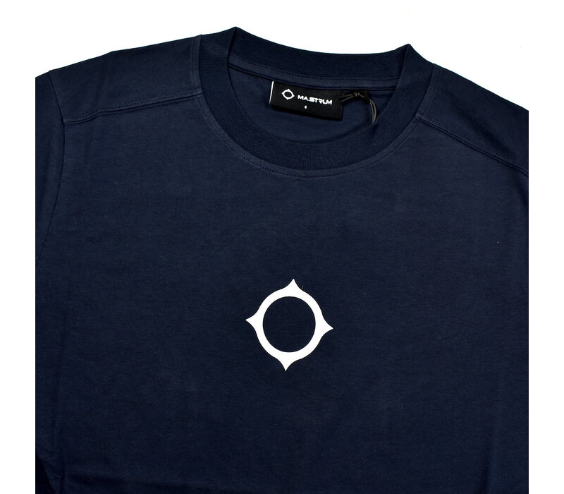 MA.STRUM compass print tee Ink Navy