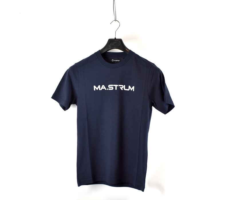 MA.STRUM chest print tee Ink Navy