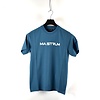 MA.STRUM MA.STRUM chest print tee Storm Blue