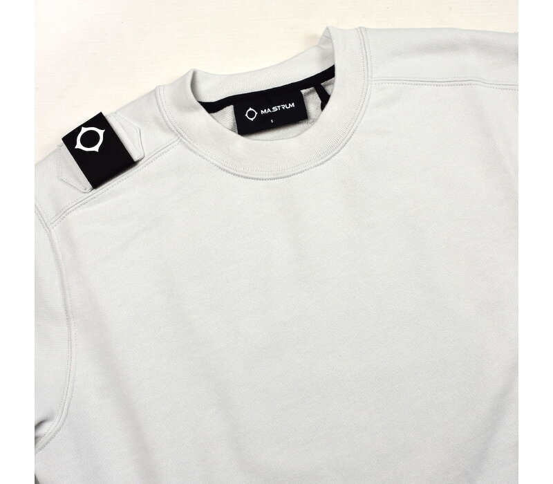 MA.STRUM core crew sweat Mist Grey