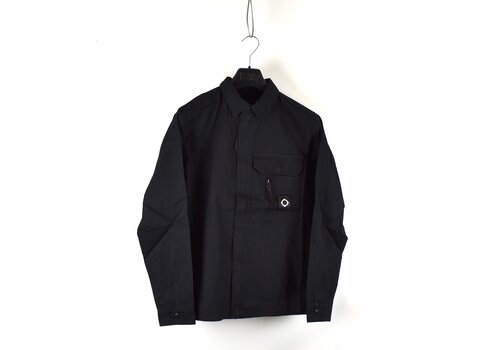MA.STRUM MA.STRUM cadet full zip overshirt Jet Black
