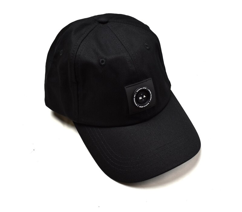Marshall Artist siren washed cotton cap Black