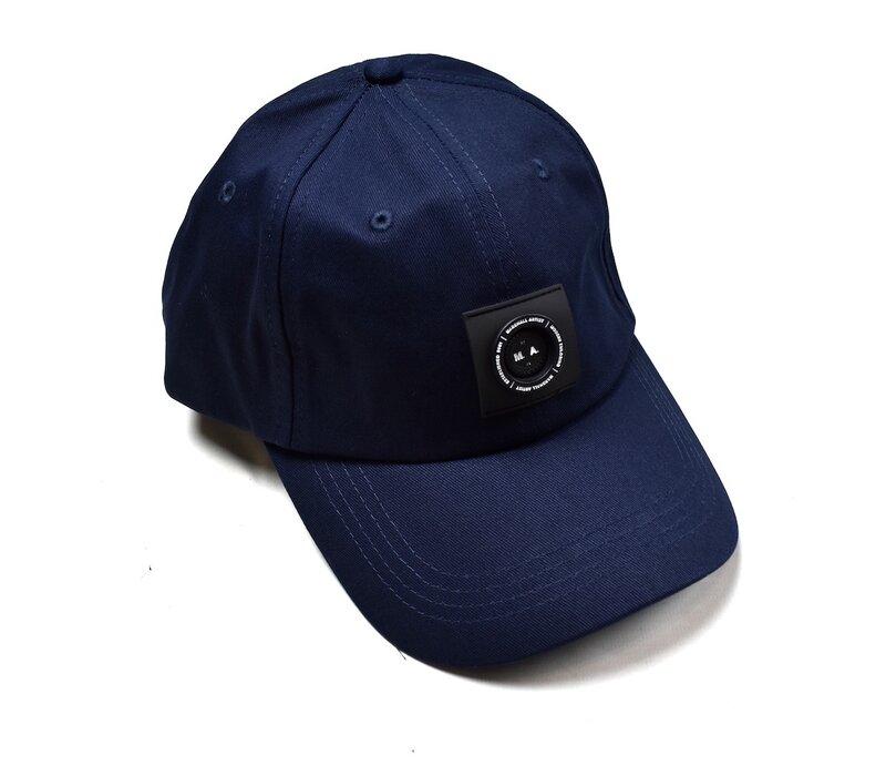 Marshall Artist siren washed cotton cap Navy