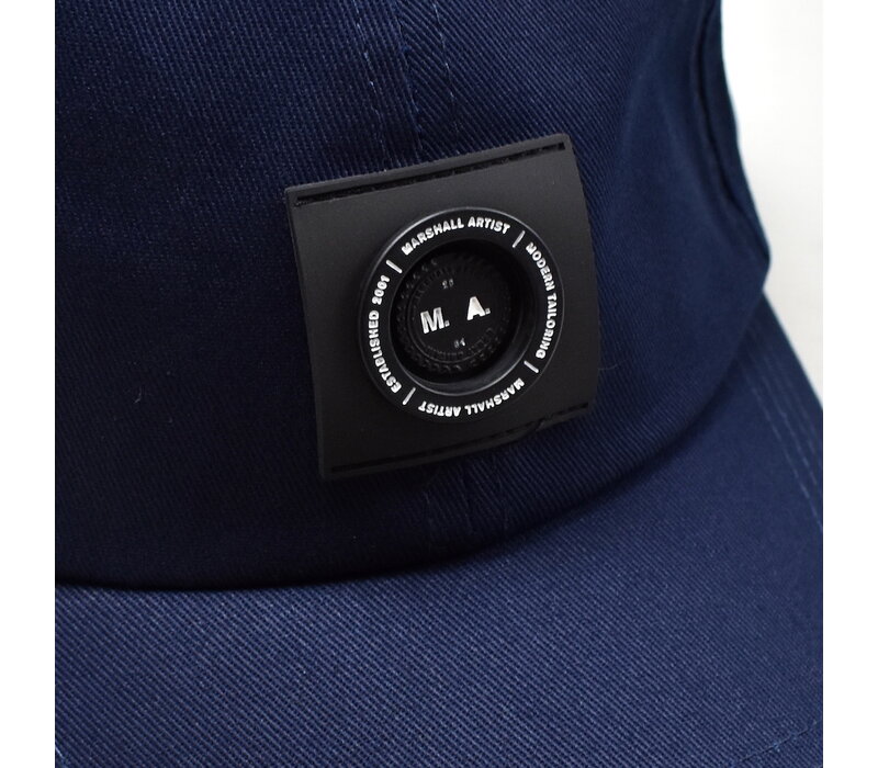 Marshall Artist siren washed cotton cap Navy
