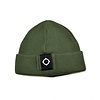 MA.STRUM MA.STRUM Milano knit beanie hat Oil Slick