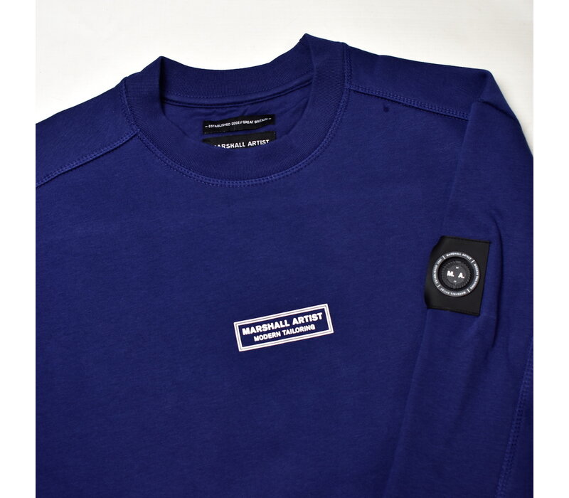 Marshall Artist siren crew sweat Monarch Blue