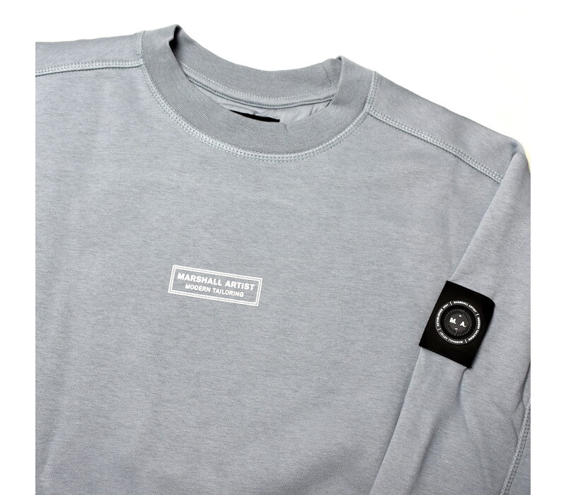 Marshall Artist siren crew sweat Nardo Grey