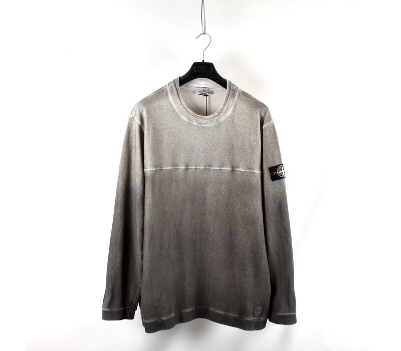 Stone Island grey closed loop project crew neck sweatshirt XXXL