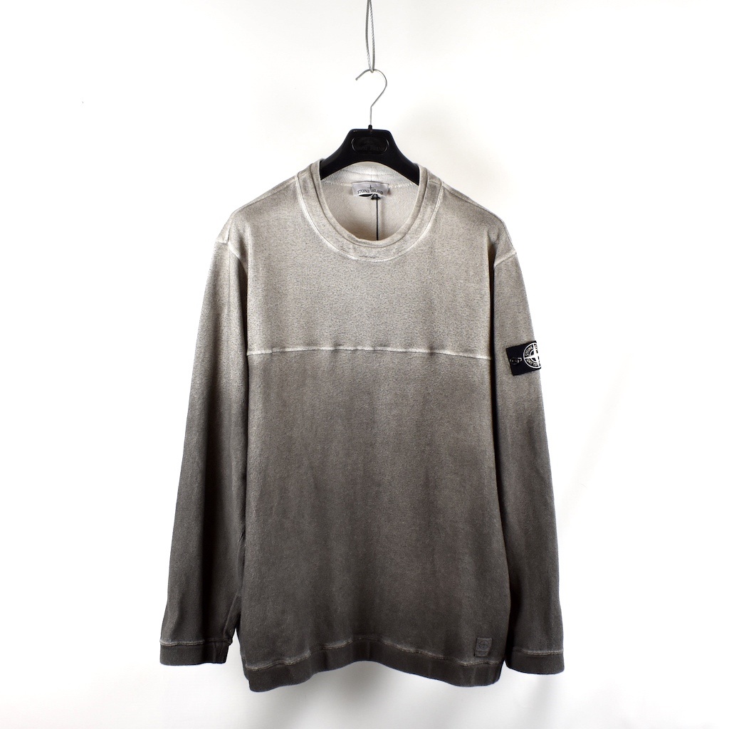 Stone Island grey closed loop project crew neck sweatshirt Stone Island grey closed loop project crew neck sweatshirt