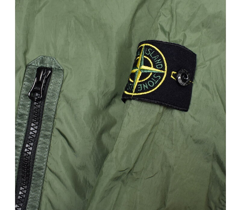 Stone Island green gd crinkle reps ny overshirt jacket L