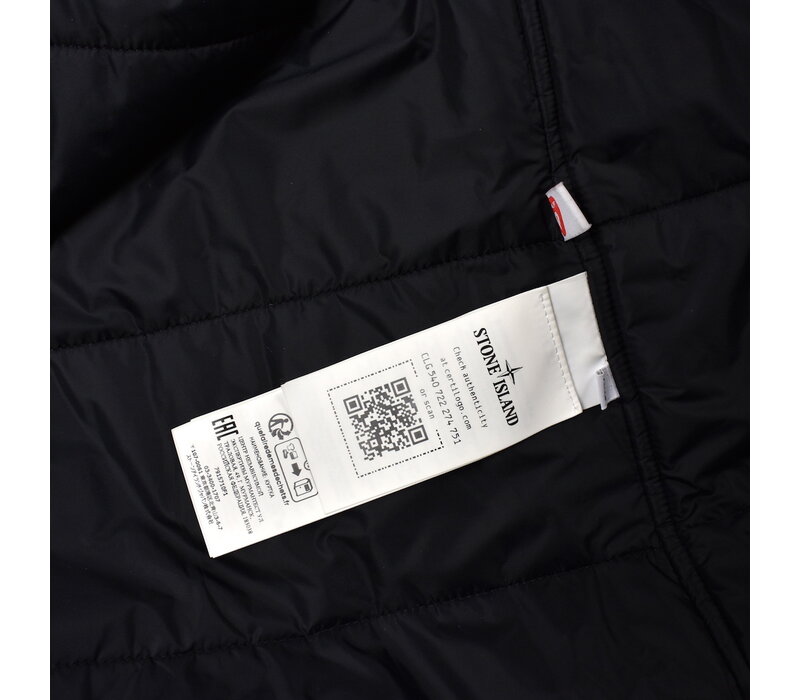 Stone Island black ghost piece o-ventile with primaloft trench coat XXL