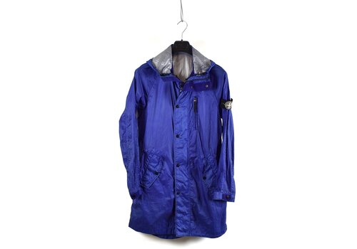 Stone Island Stone Island blue lightweight lamy hooded parka M