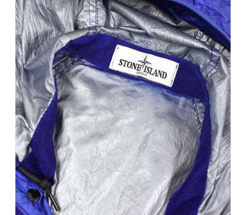 Stone Island blue lightweight lamy hooded parka M