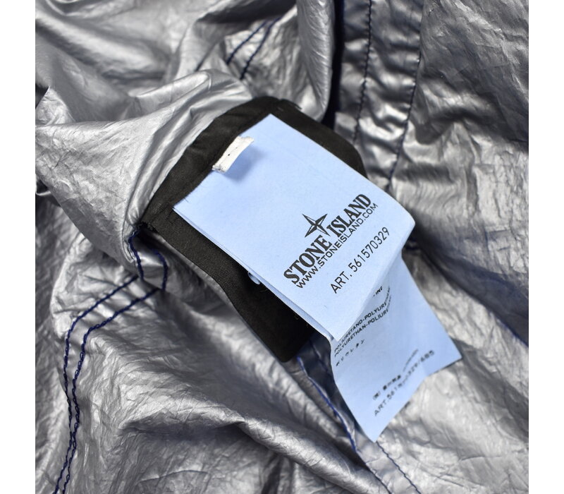 Stone Island blue lightweight lamy hooded parka M