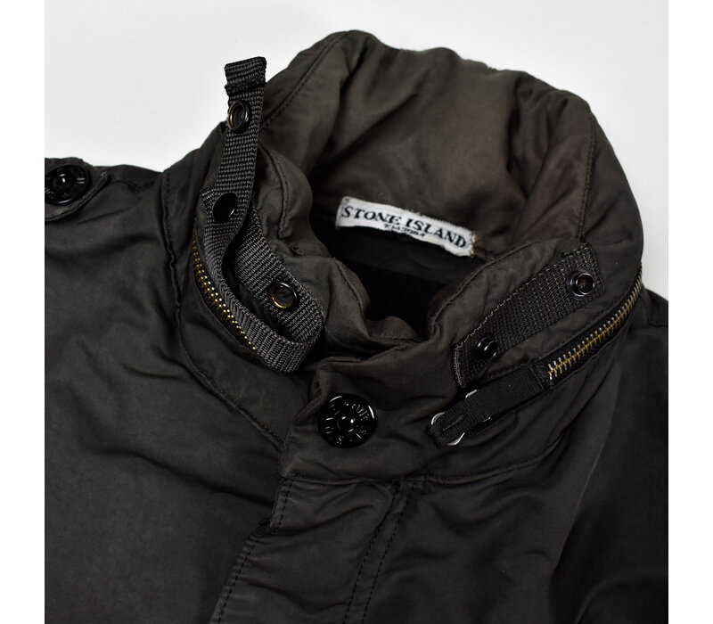 Stone Island brown david microfiber trench coat XL