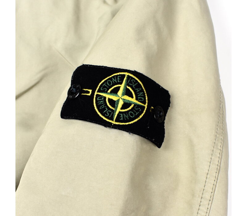 Stone Island beige david microfiber trench coat L