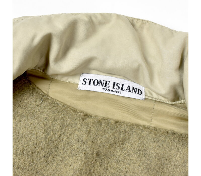 Stone Island beige david microfiber trench coat L