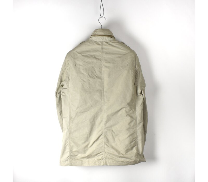 Stone Island beige david microfiber trench coat L