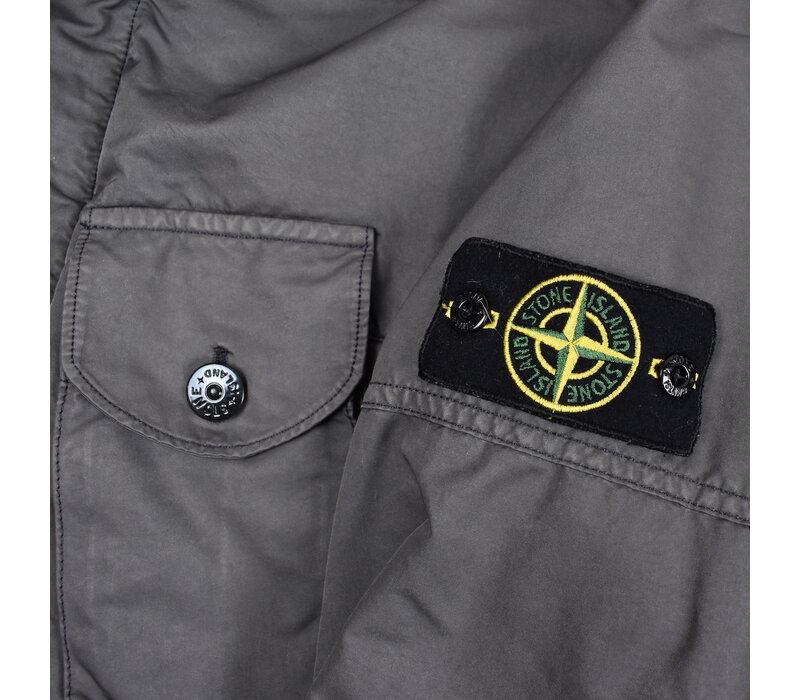 Stone Island grey microfiber field jacket XXL