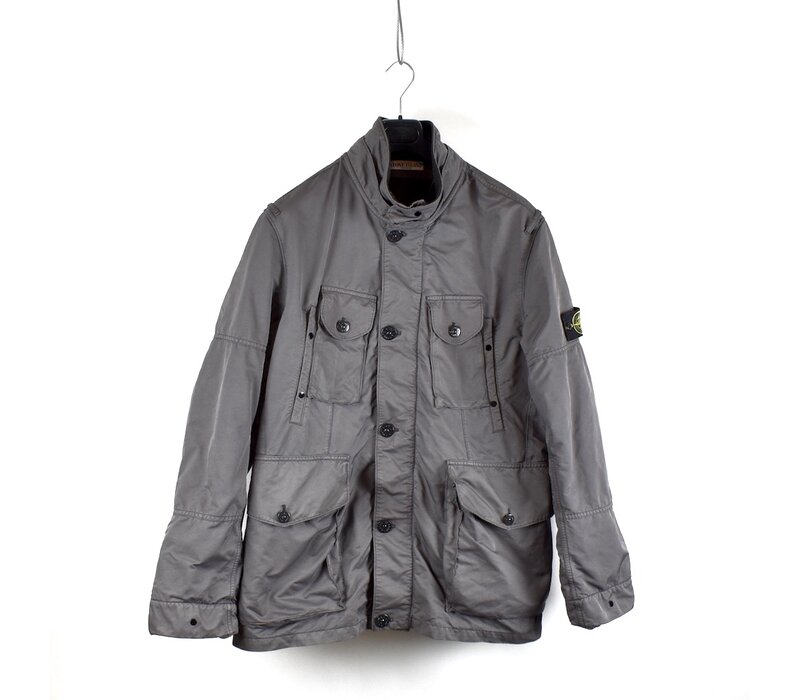 Stone Island grey microfiber field jacket XXL