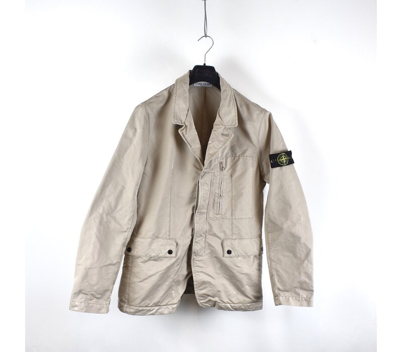 Stone Island grey david microfiber blazer jacket XL