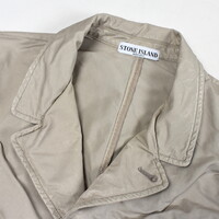 Stone Island grey david microfiber blazer jacket XL