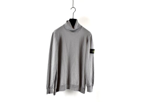 Stone Island Stone Island grey light  wool turtleneck knit XXL