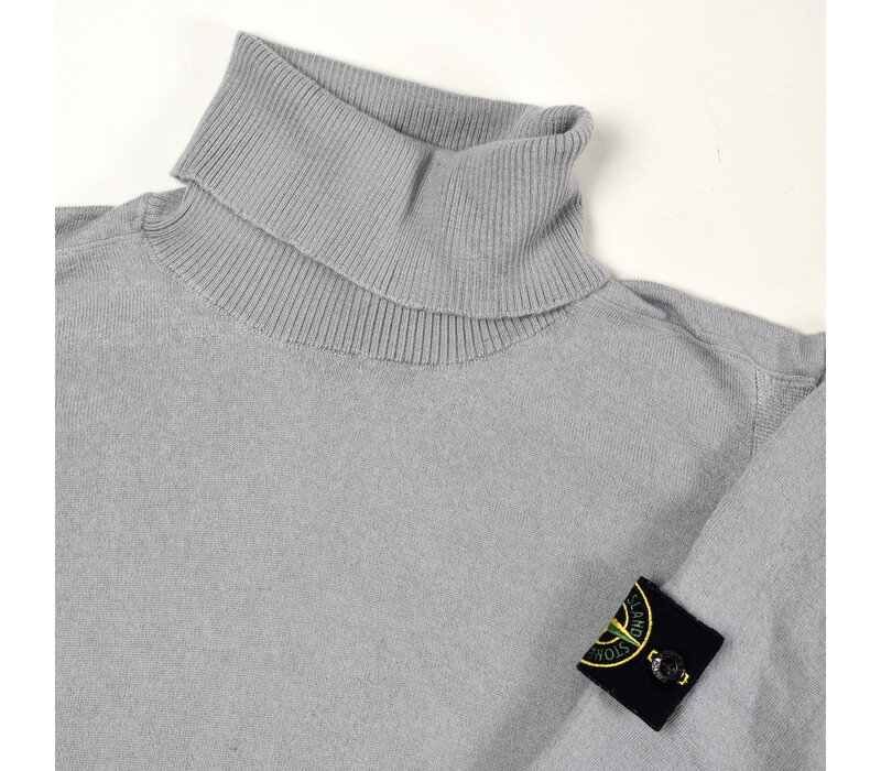Stone Island grey light  wool turtleneck knit XXL