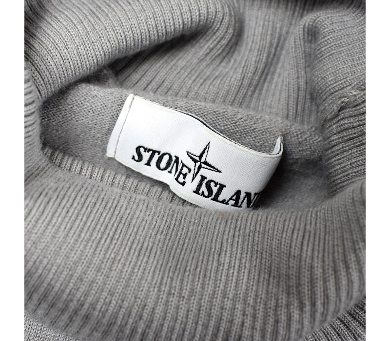 Stone Island grey light  wool turtleneck knit XXL